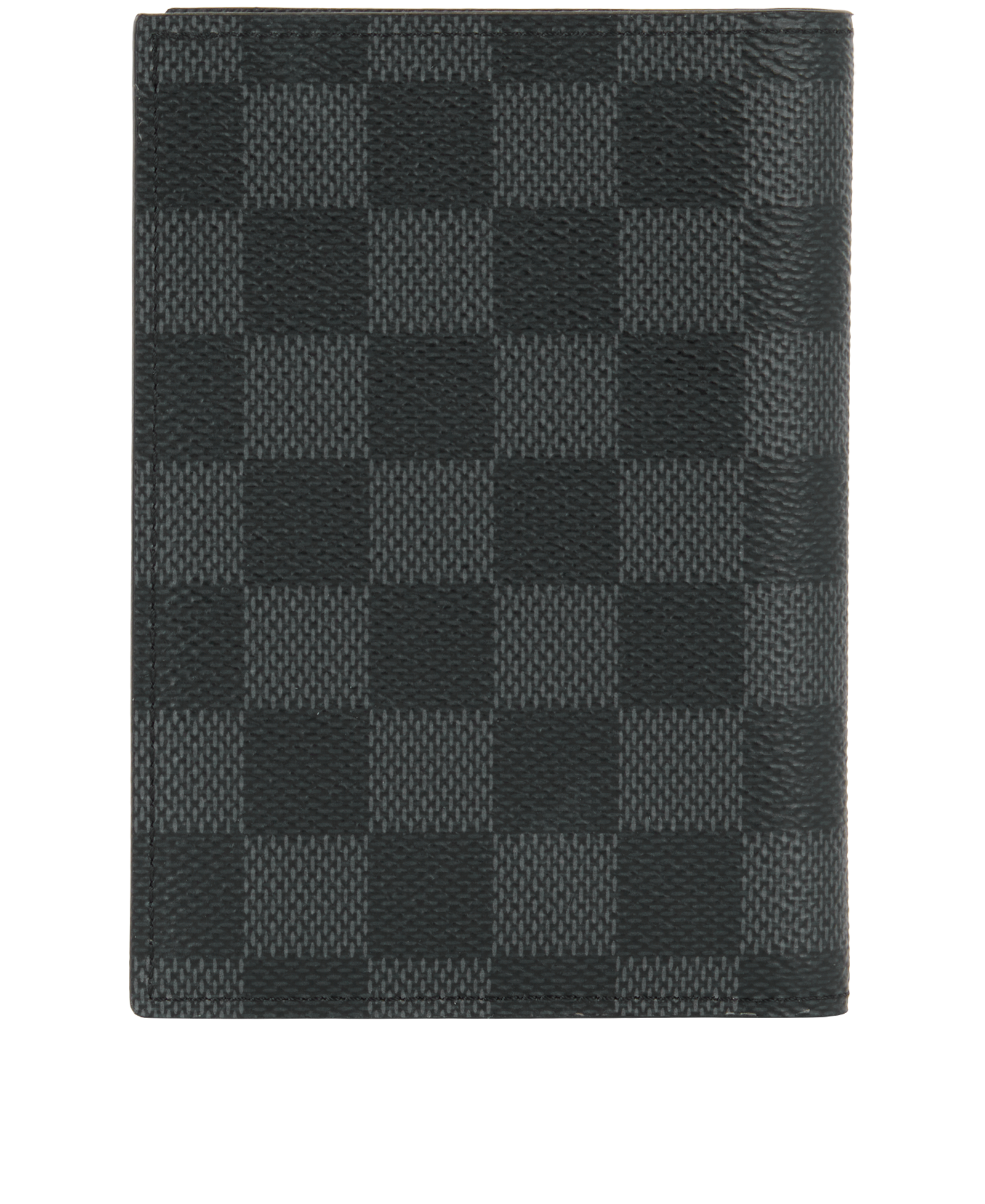 Louis Vuitton Passport Cover, &pound;230, Accessories, Black/Grey, Canvas, Back view
